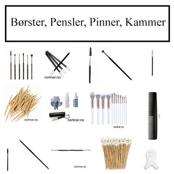 Hovedbilde Børster, Pensler, Pinner, Kammer