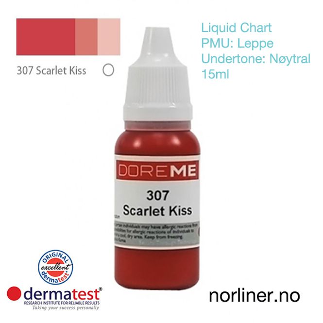 Hovedbilde MT-DOREME #307 Scarlet Kiss til PMU Leppe [Liquid ...