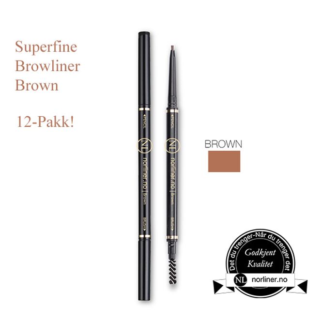 Hovedbilde NL-Superfine Browliner Brown 12-Pakk!