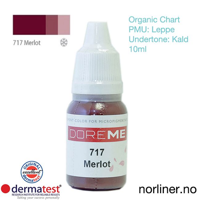 Hovedbilde MT-DOREME #717 Merlot PMU Leppe [Organic Chart] ...